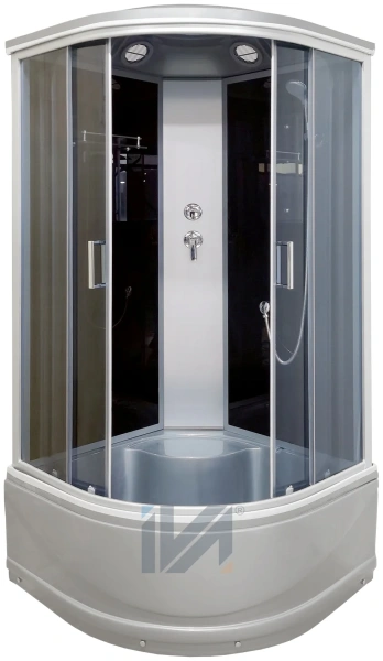 Душевая кабина IVA SC100CTG 1000*1000*2150 высокий серый поддон, тонированное стекло