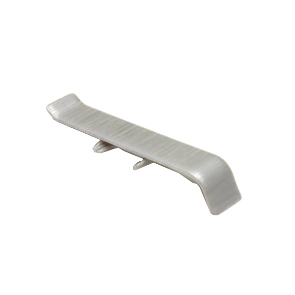 Соединитель для плинтуса 70мм "Деконика", 186 Алюминий