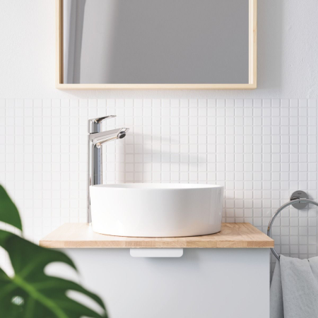 Смеситель д/р  Grohe Start Edge размер XL, EcoJoy и ограничитель температуры, наж арт.23777001