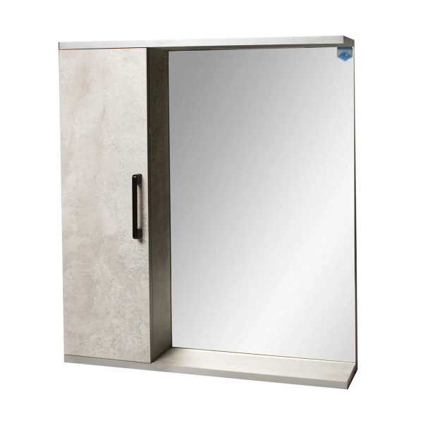 Шкаф-зеркало Neo 60 цемент