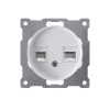 Розетка двойная компьютерная RJ45 кат^, цвет белый (серия Florence) арт.1E20901300