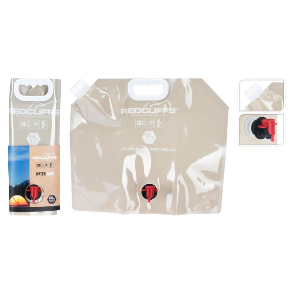 Канистра складная для воды Redcliffs 8 л 40х35х14 см CY5656280 К