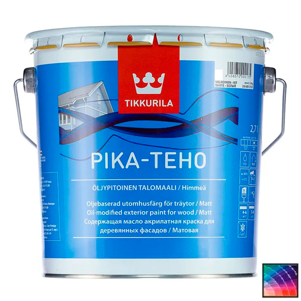 Краска для домов PIKA-TEHO C мат 2,7л