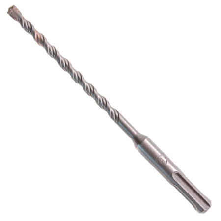 Бур по бетону, двойная спираль, Cobalt W-tip, 6x160 мм, SDS PLUS// Denzel
