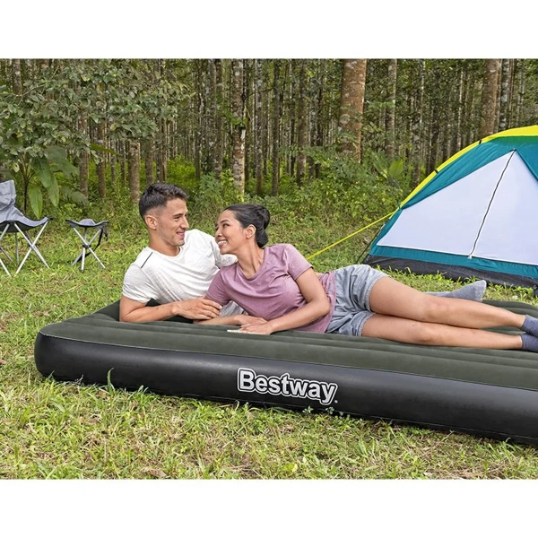 Кровать надувная Bestway Tritech 203х152х25 см со встроенный электронасосом 6716S