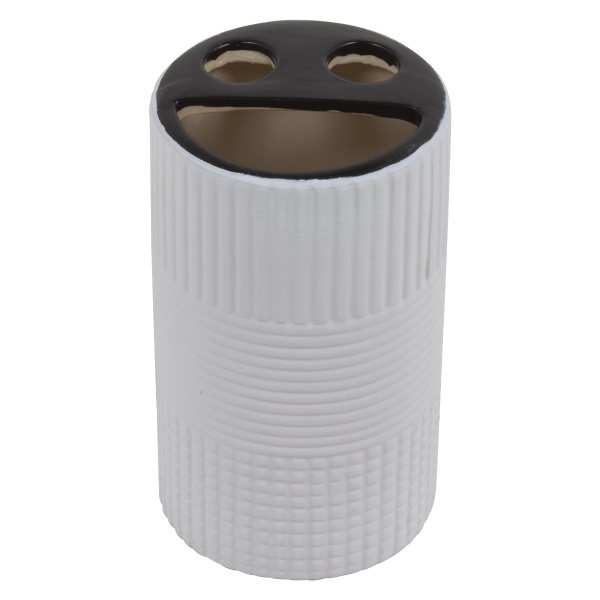Набор для ванной комнаты Bathlux white (дозатор, 2 стакана, мыльница) 73154