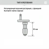 Сиденье BERGES дюропласт Real Slim SO крепление микролифт, быстросъем, металл арт.010303