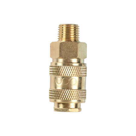 Соединение быстросъем. МАМА х нар. резьба 3/8" (латунь) ECO, арт.AB-F/MT38
