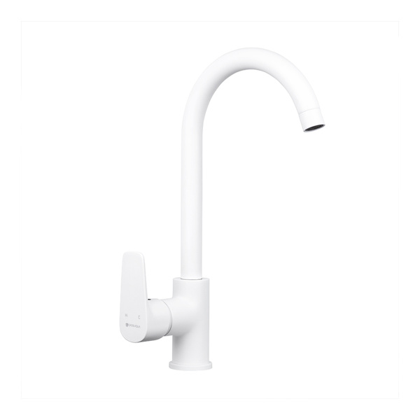 Смеситель д/кухни с вытяж.изливом GROSS AQUA 3140609MW Extra