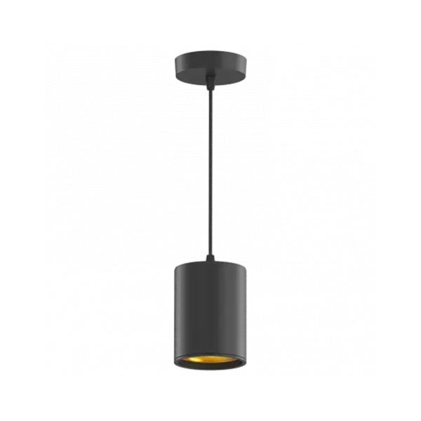 Светильник Gauss Overhead подвес цил12W 750lm 4100K 170-240V IP20 79*100мм черный золото LED 1/20