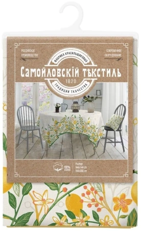 Скатерть Самойловский текстиль Лимонный сад 144х200 см