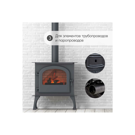 Аэрозоль эмаль 520мл термостойкая красная KU-5005