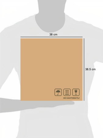 Подушка на стул Atmosphera с завязками 38х38 см бежевый 103851D