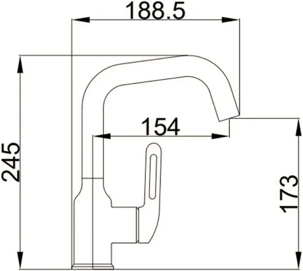 Смеситель д/р Haiba нержавеющая сталь, белый HB 10825-8