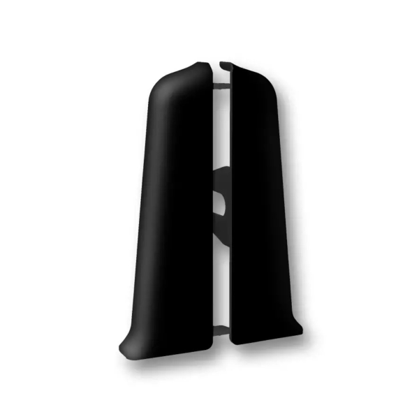 Торцевые для плинтуса 70мм "Деконика", 007 Черный