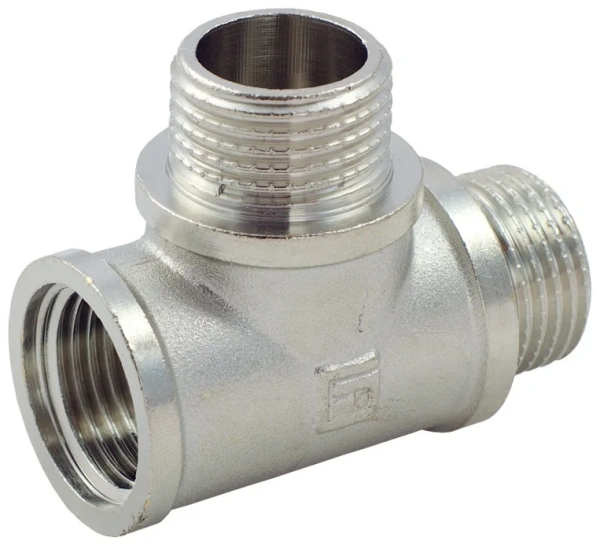 Тройник FADO НИКЕЛЬ 1/2'' ВНН T21
