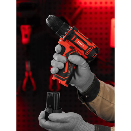 Дрель-шуруповерт аккумуляторная CDS-12, Li-Ion, 12 В// MTX
