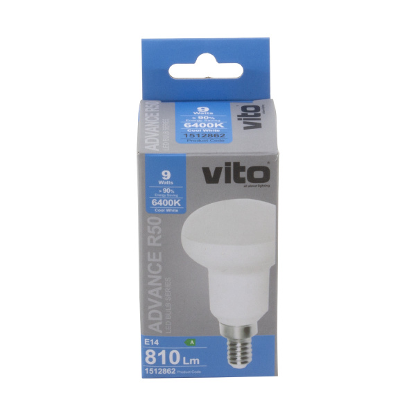 Лампа R50 светодиодная VO/REFLED-2/9W/SMD/E14/6400K/SFT/CBOX/LED LA 1512862
