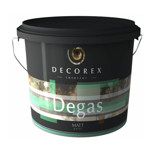 Краска водоэмульсионная интерьерная, Decorex Degas NEW, 12 кг