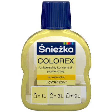 Колер SNIEZKA Colorex №11 лимонный 100 мл