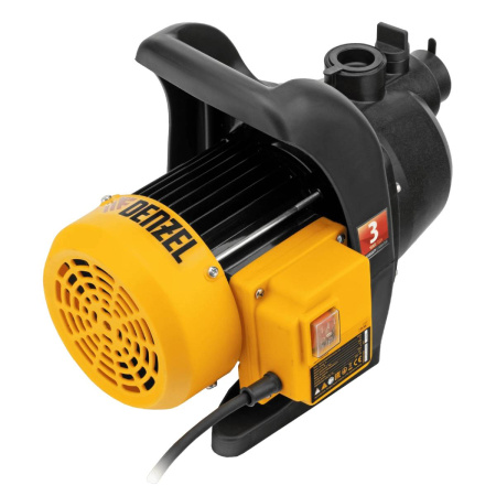 Насос садовый поверхностный  GPL600, 600 Вт, 3000 л/ч, подъем 35 м, пластик// Denzel