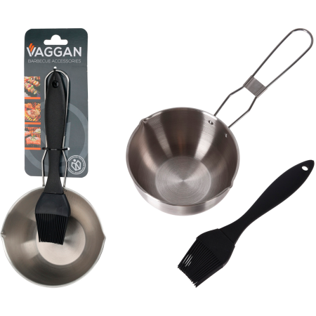 Набор сотейник с силиконовой кисточкой Vaggan 11,5х6,3х0,4 см C83500010