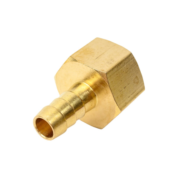 Соединение внутр. резьба 1/2" х елочка 10 мм (латунь) ECO