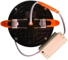 Споты потолочные 016-092-0018 18W BLACK 3CCT 160-265V LED DOWN.