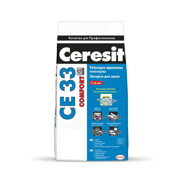 Ceresit затирка CE 33 Comfort Жасмин, 2 кг. (40)