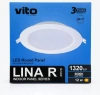 Споты VT/LINA-R/12W/6000K/Φ155/ROUND REC.LED PANEL