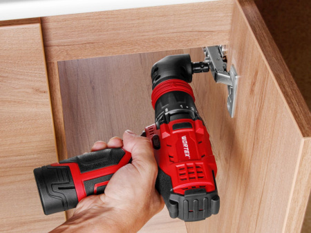 Дрель-шуруповерт аккумуляторный WORTEX BD 1215 LiSET в чем. + 2 насадки, 12 В, 30 Н*м, 2х1.5 А*ч, БЗ