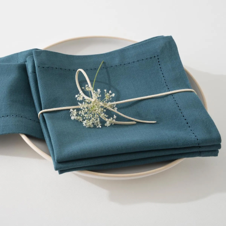 Набор сервировочных салфеток Atmosphera 40х40 см 4 шт синий 146341Q