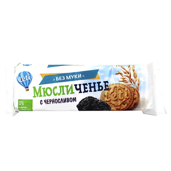 Печенье-мюсли LETI МЮСЛИЧЕНЬЕ с Черносливом 110г