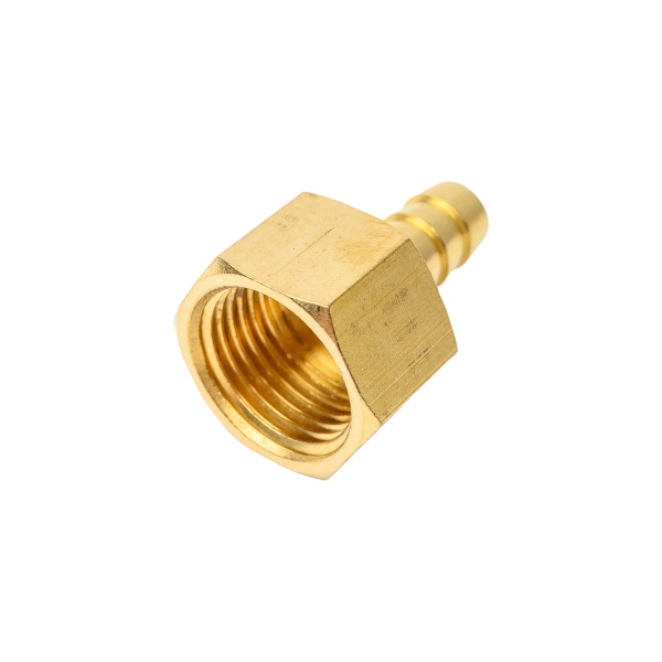 Соединение внутр. резьба 1/2" х елочка 10 мм (латунь) ECO