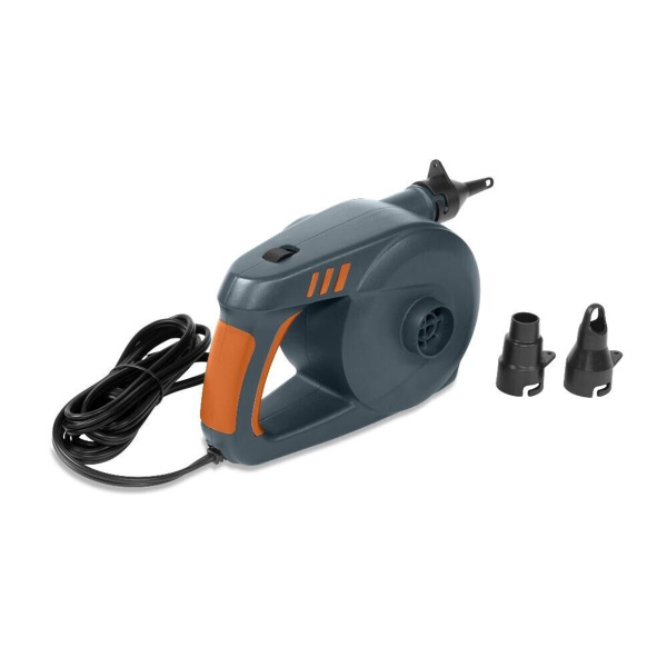 Насос электрический PowerGrip DC Air Pump (12В), BESTWAY, 62164, Пластик/металл, 680 л/мин, 3 насадк