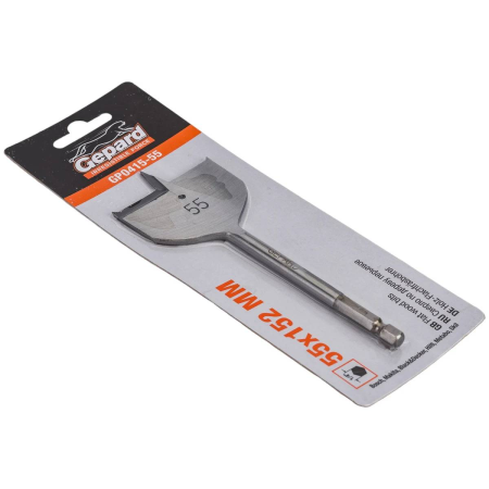 Сверло по дереву перьевое ф55мм GEPARD (GP0415-55), арт.GP0415-55