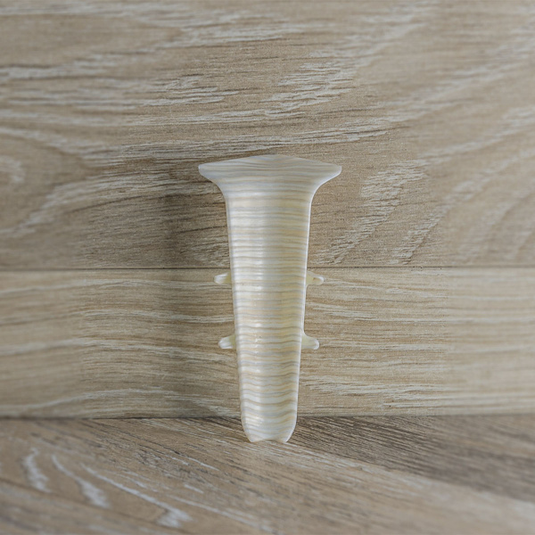 Угол внутренний для плинтуса 70мм "Деконика", 266 Клен светлый