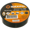 Изолента (10m * 15mm * 0,15mm) чёрный Вихрь