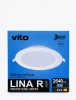 Споты VT/LINA-R/24W/6000K/Φ280/ROUND REC.LED PANEL
