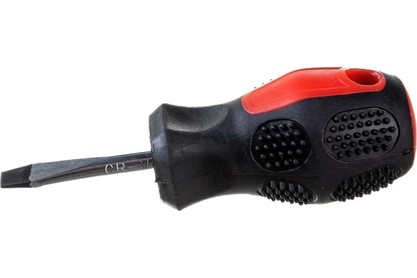 Отвертка Anti-Slip, SL5,0х38 мм, CrV, 2к рукоятка// Matrix