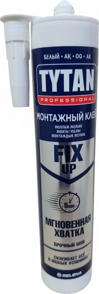 Монтажный Клей TYTAN PROFESSIONAL FIX UP 290 мл белый