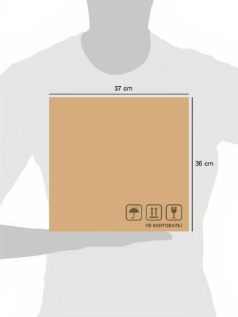 Подушка на стул Atmosphera с завязками 38х38 см терракотовый 103851N2