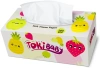 Салфетки бумажные TokiBaby 2-х слойные в картонной коробке 200шт ZH200BA004