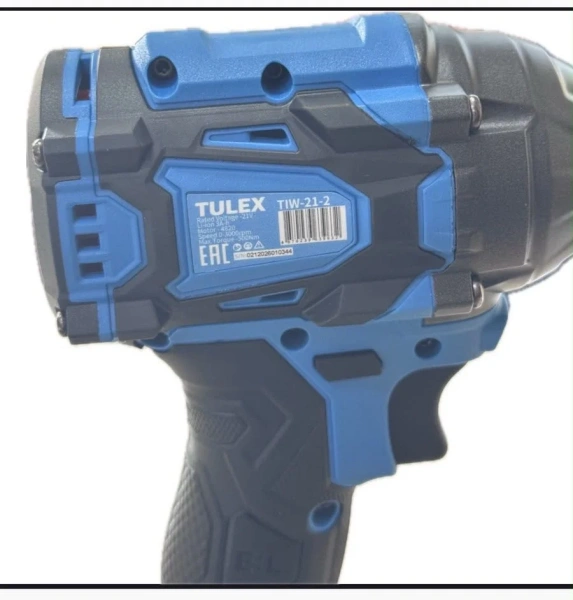 Гайковерт TULEX TIW-21-2,BL,3-х скор,Li-Ion,БЗУ,500N.m,0-3000 об/мин, 3 А/ч, 21В, доп.аккум, кейс