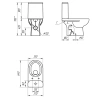 Унита Компакт Cersanit MONOLITH Clean On 011 3/5 DPL EO slim арт.S-KO-MON011-3/5-COn-S-DL