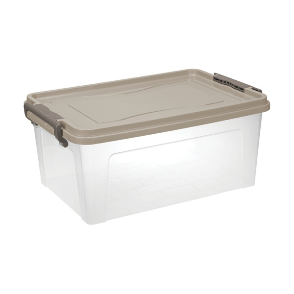 Контейнер для хранения прямоугольный IDEA 5,3л 310х200х130мм Капучино