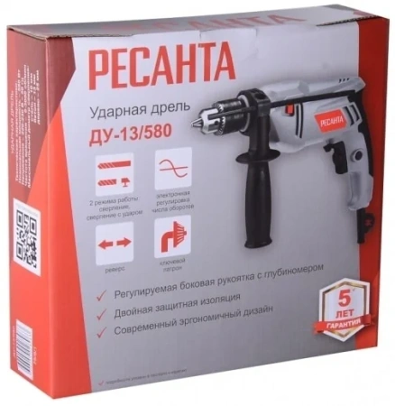 Дрель ударная ДУ-13/580 Ресанта