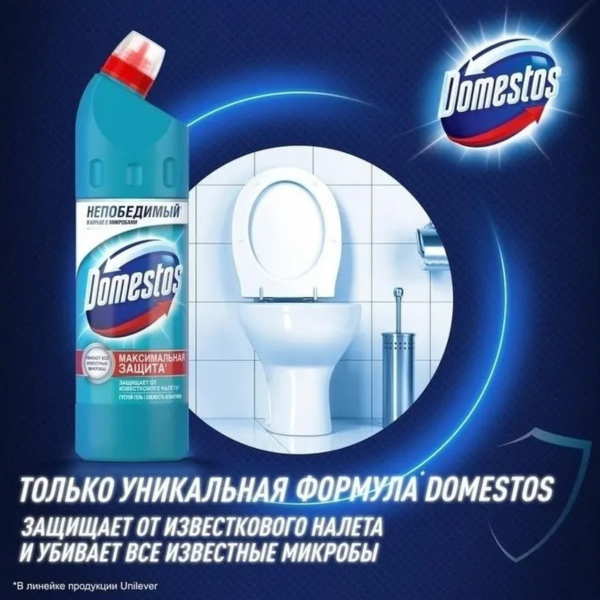 Средство чистящее Domestos Свежесть Атлантики 750мл
