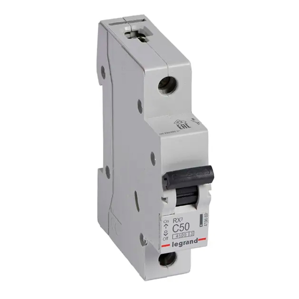 Автомат Legrand RX3 ВА 1Р С 50А 4,5ka 419669