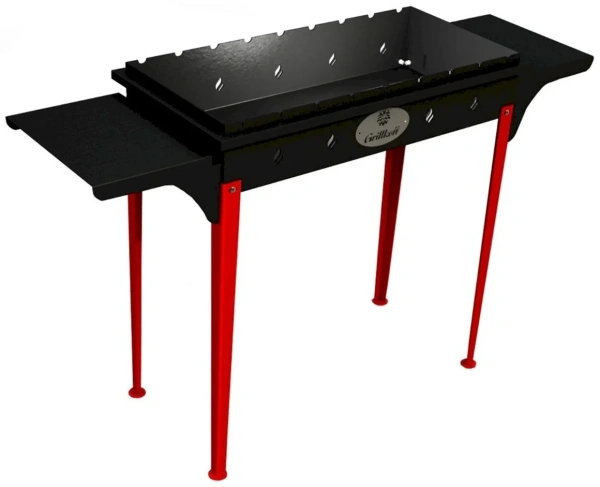 Мангал стационарный Grillkoff 145х76х40 см сталь 3 мм